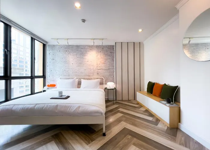 Prime Chidlom 50sqm L Large Kitchen L Walk To Bts L Wifi