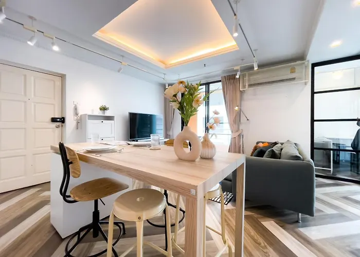 Casa vacanze Prime Chidlom 50sqm L Large Kitchen L Walk To Bts L Wifi