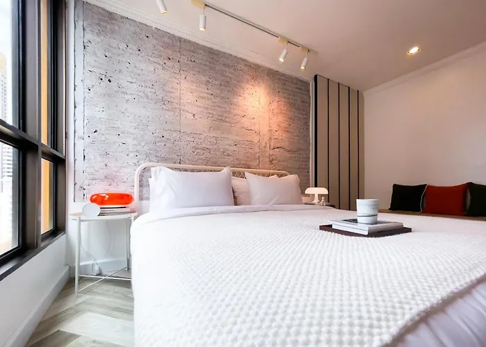 Prime Chidlom 50sqm L Large Kitchen L Walk To Bts L Wifi