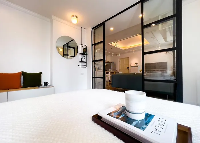 Casa vacanze Prime Chidlom 50sqm L Large Kitchen L Walk To Bts L Wifi *