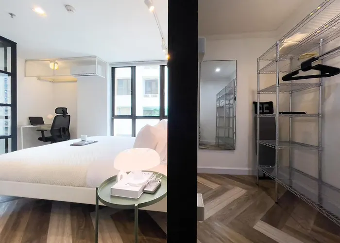 Casa vacanze Prime Chidlom 50sqm L Large Kitchen L Walk To Bts L Wifi