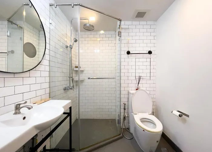 Prime Chidlom 50sqm L Large Kitchen L Walk To Bts L Wifi Casa vacanze *
